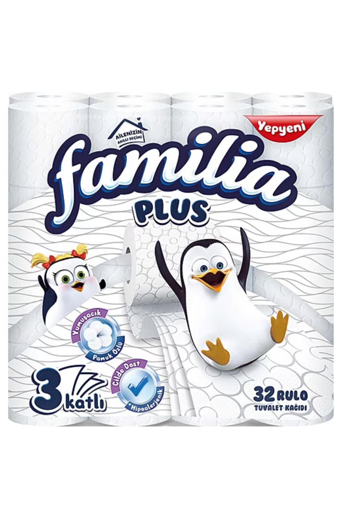 Familia Plus Tuvalet Kağıdı 3 Katlı 32'li 