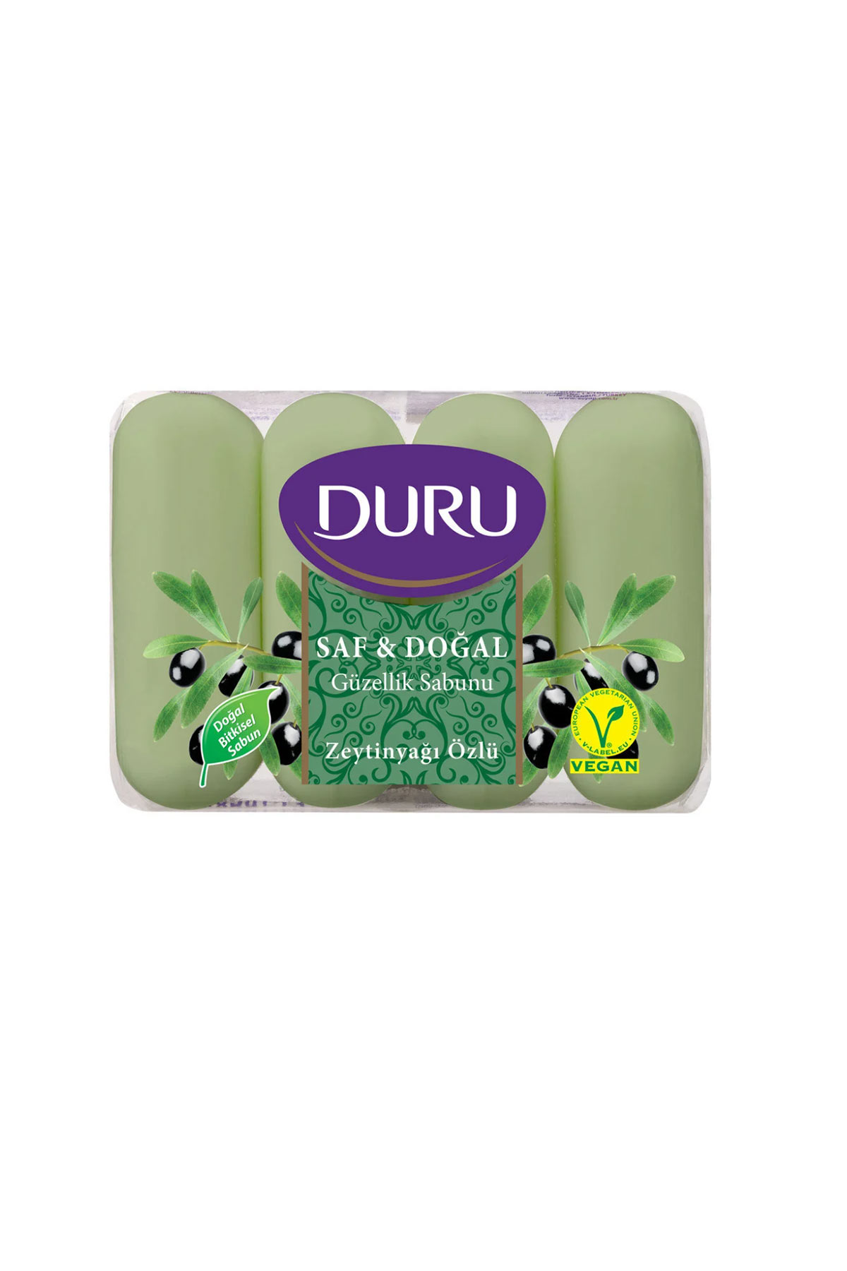 Duru Saf & Doğal Zeytinyağı Özlü 4 Adet Güzellik Sabunu 