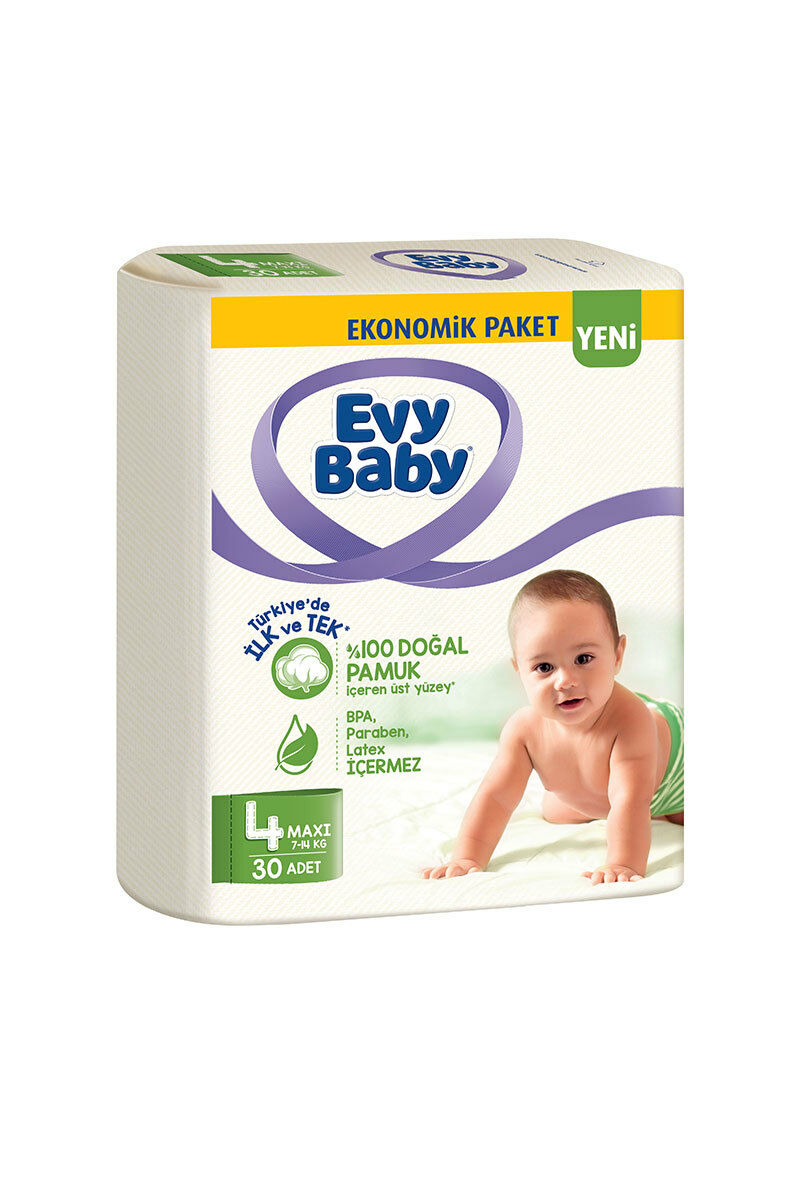 Evy Baby Bebek Bezi Ekonomik 30 adet 4 Numara