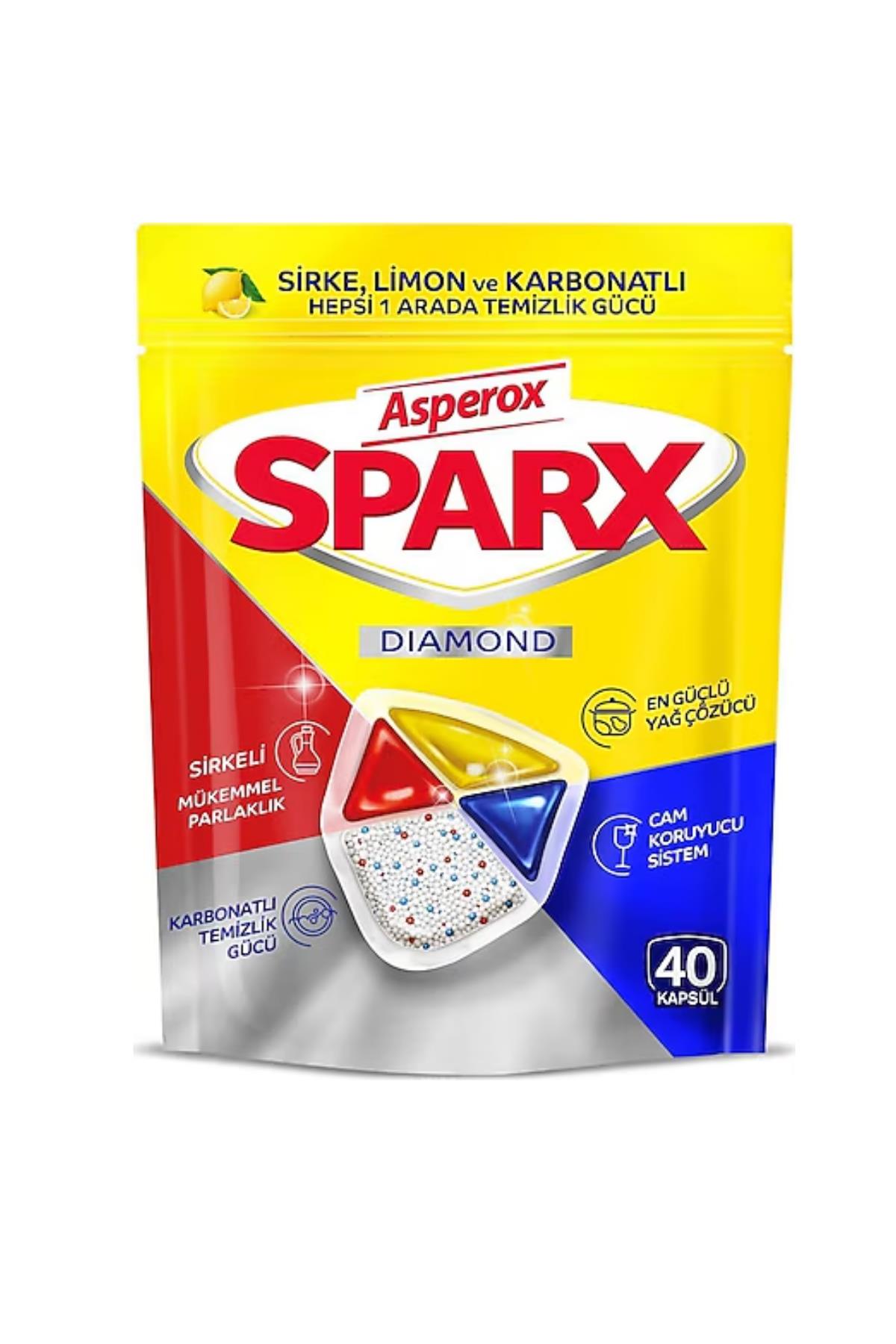 Asperox Sparx Bulaşık Makinesi Tableti 40'lı