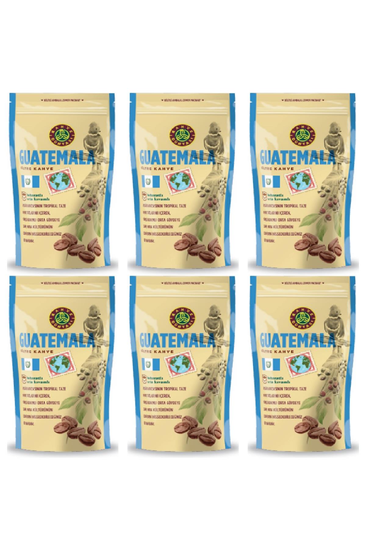 Kahve Dünyası Guatemala Filtre Kahve 250 Gr X 6 Adet