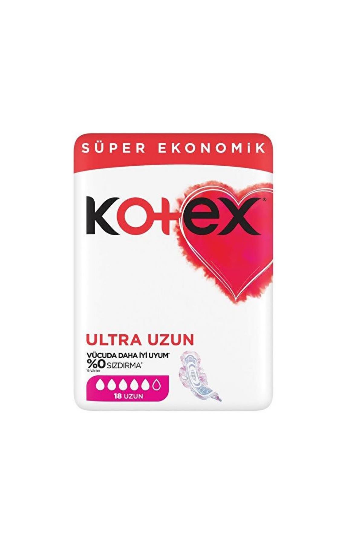 Kotex Ultra Quadro Uzun 18 Adet