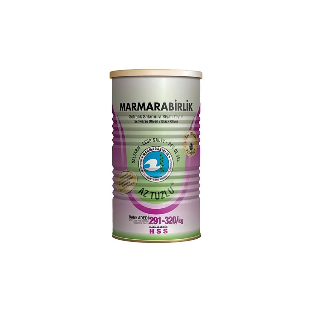 Marmarabirlik Az Tuzlu Siyah Zeytin 800 Gr X 6 Adet