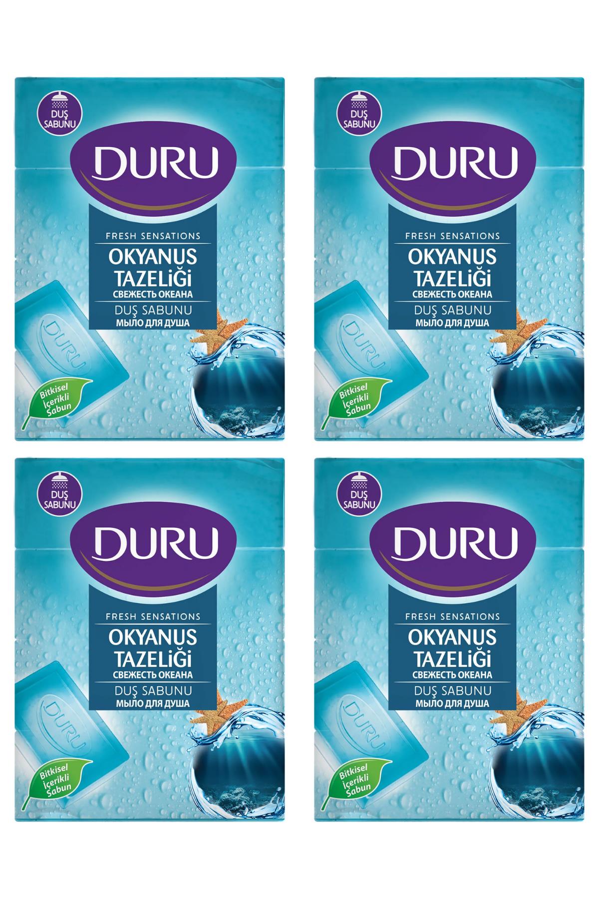 Duru Fresh Sensations Okyanus Tazeliği Duş Sabunu 600 Gr X 4 Paket