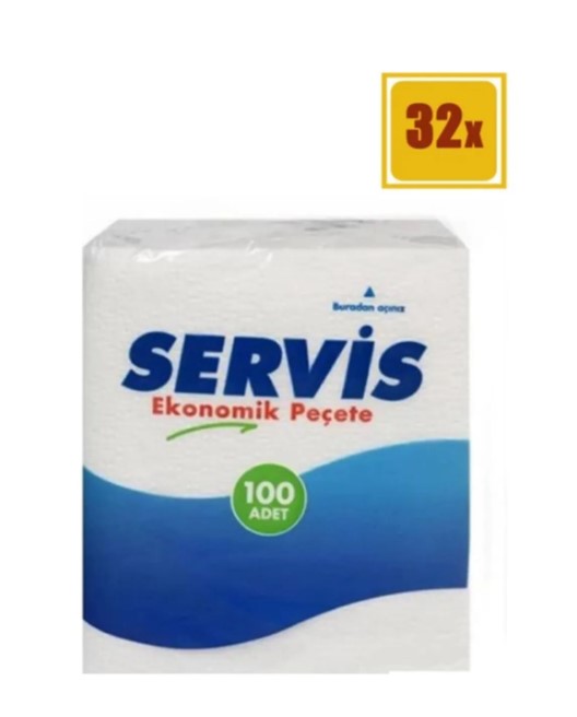 Servis Peçete 100 lü X 32 Adet