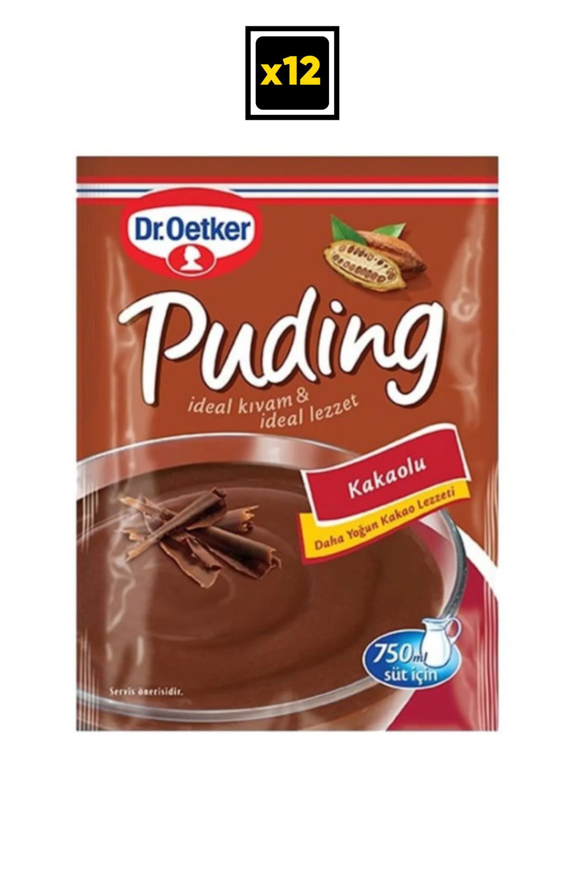 Dr. Oetker Kakaolu Puding 12 Adet