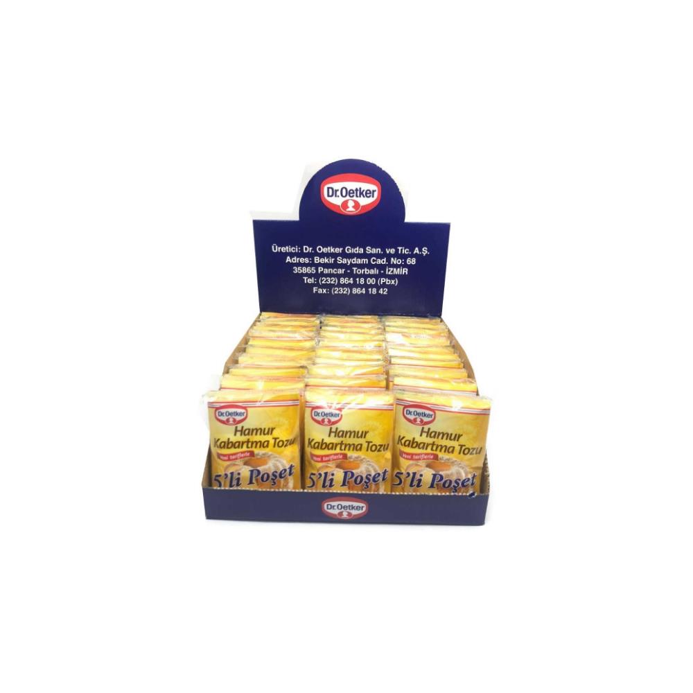 Dr. Oetker Kabartma Tozu 5 Li 6 Paket (30 Adet)